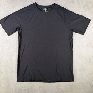 Rhone Reign Short Sleeve‎ Training Shirt Mens Medium Gray Heather 100305 FA21
